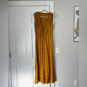 Zara gold jumpsuit